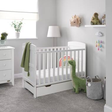 Roma space saver top sleigh cot bed